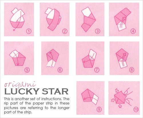 easy origami lucky star