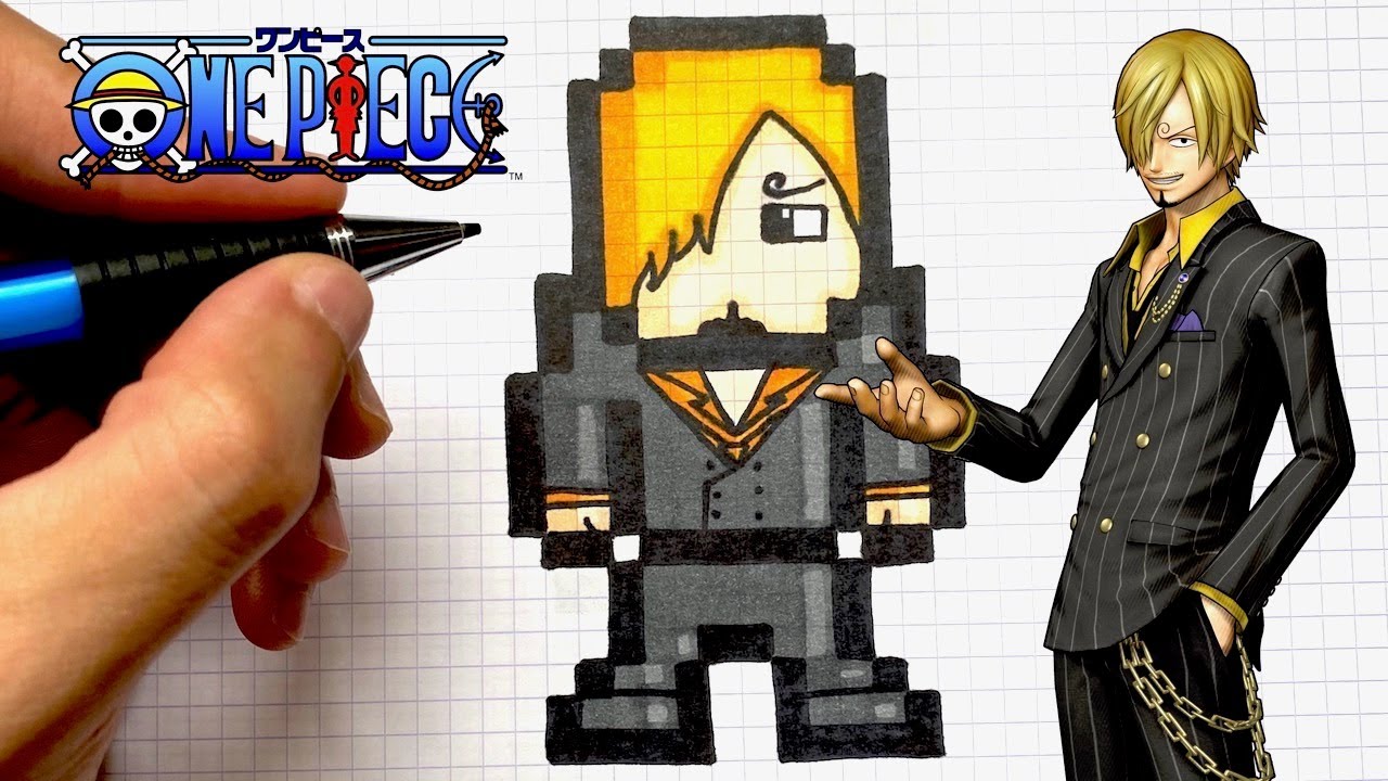 sanji pixel art