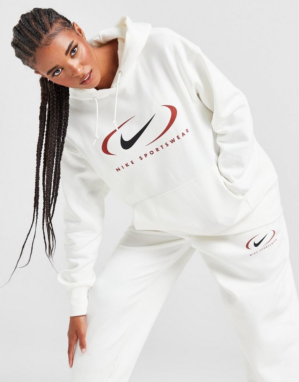 nike hoodie white womens