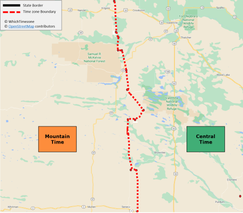 nebraska usa time zone
