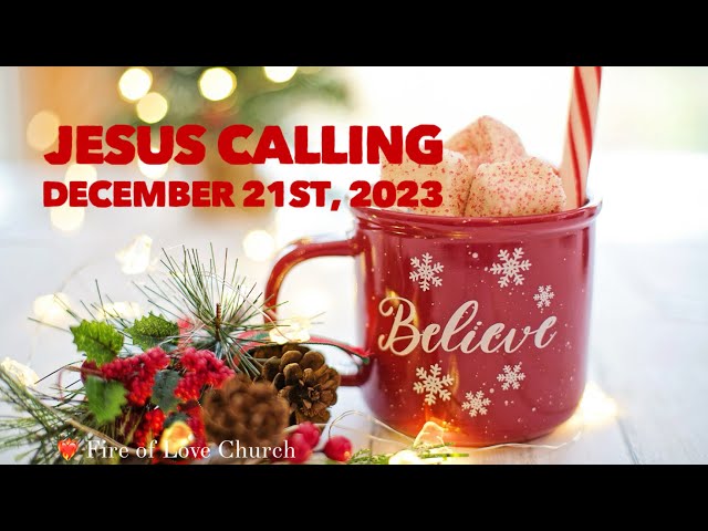 jesus calling december 21