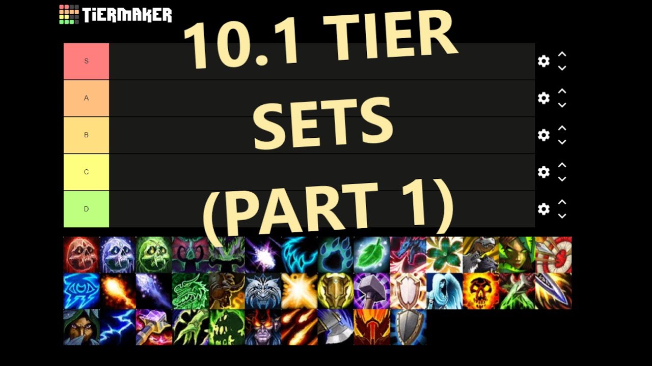 wow 10.1 tier list