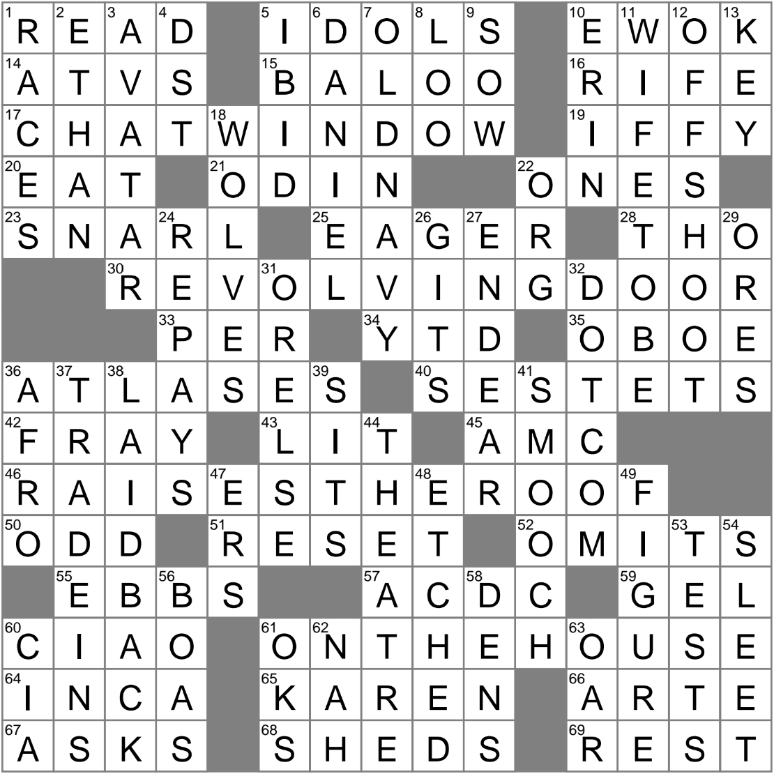 of long standing crossword clue