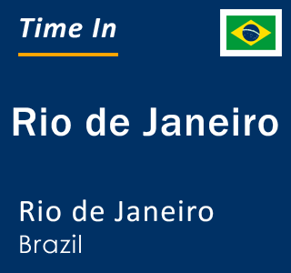 local time rio de janeiro brasil