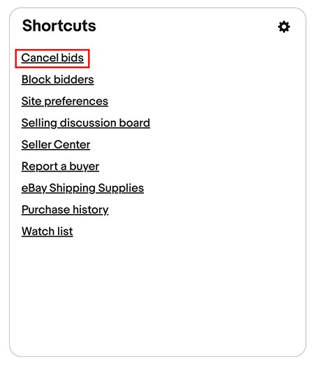 how to revoke bid on ebay