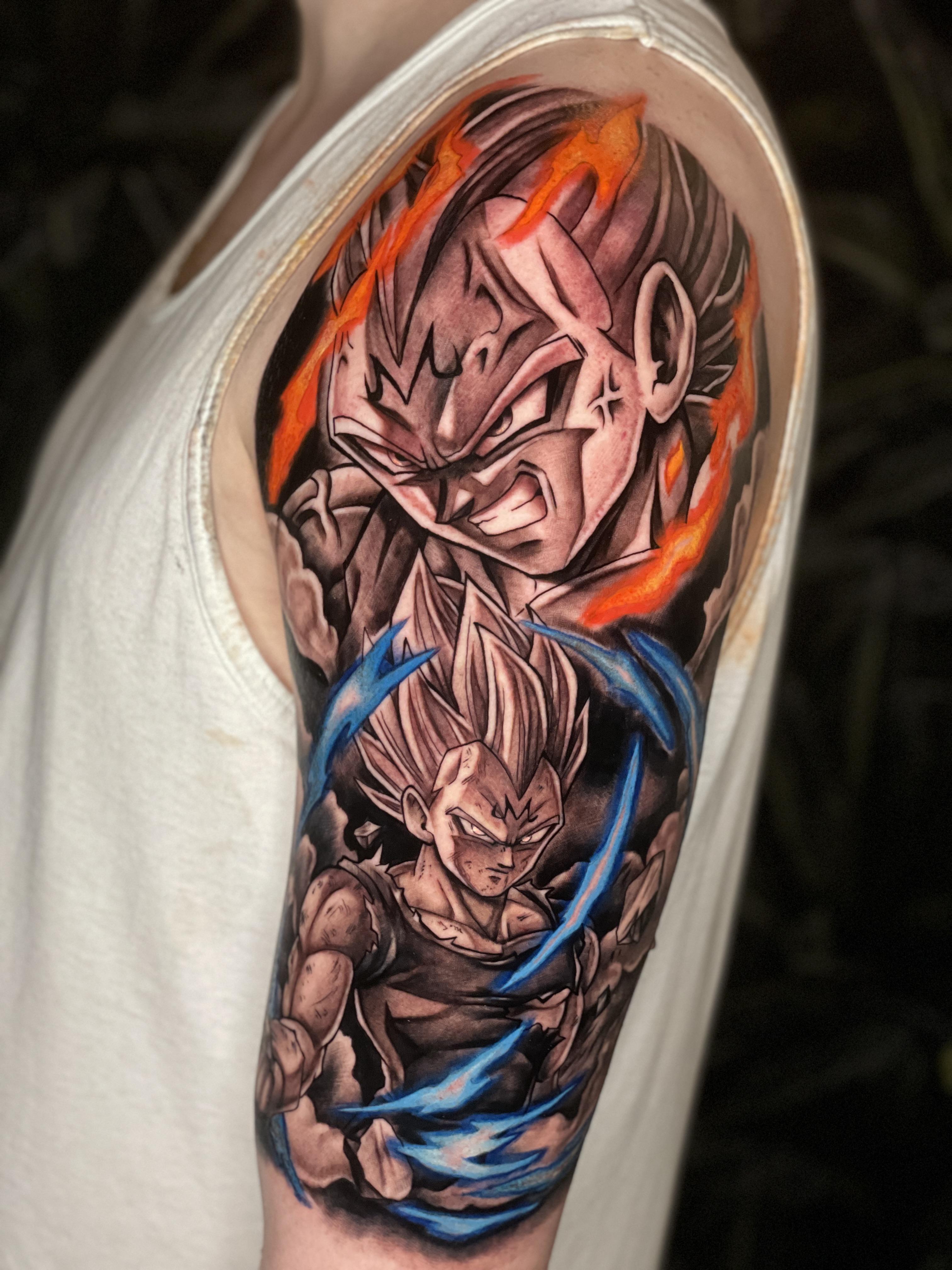 tatuaje vegeta