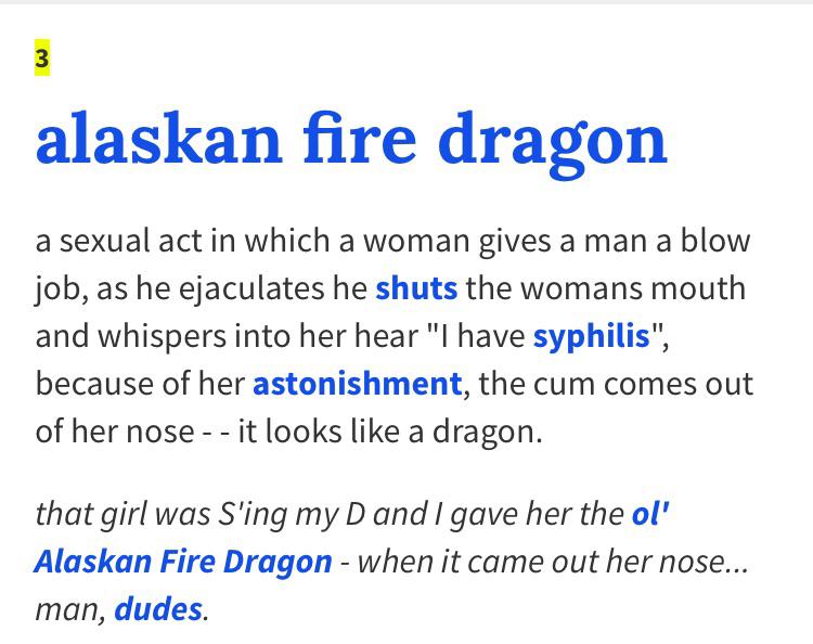 alaskan fire dragon