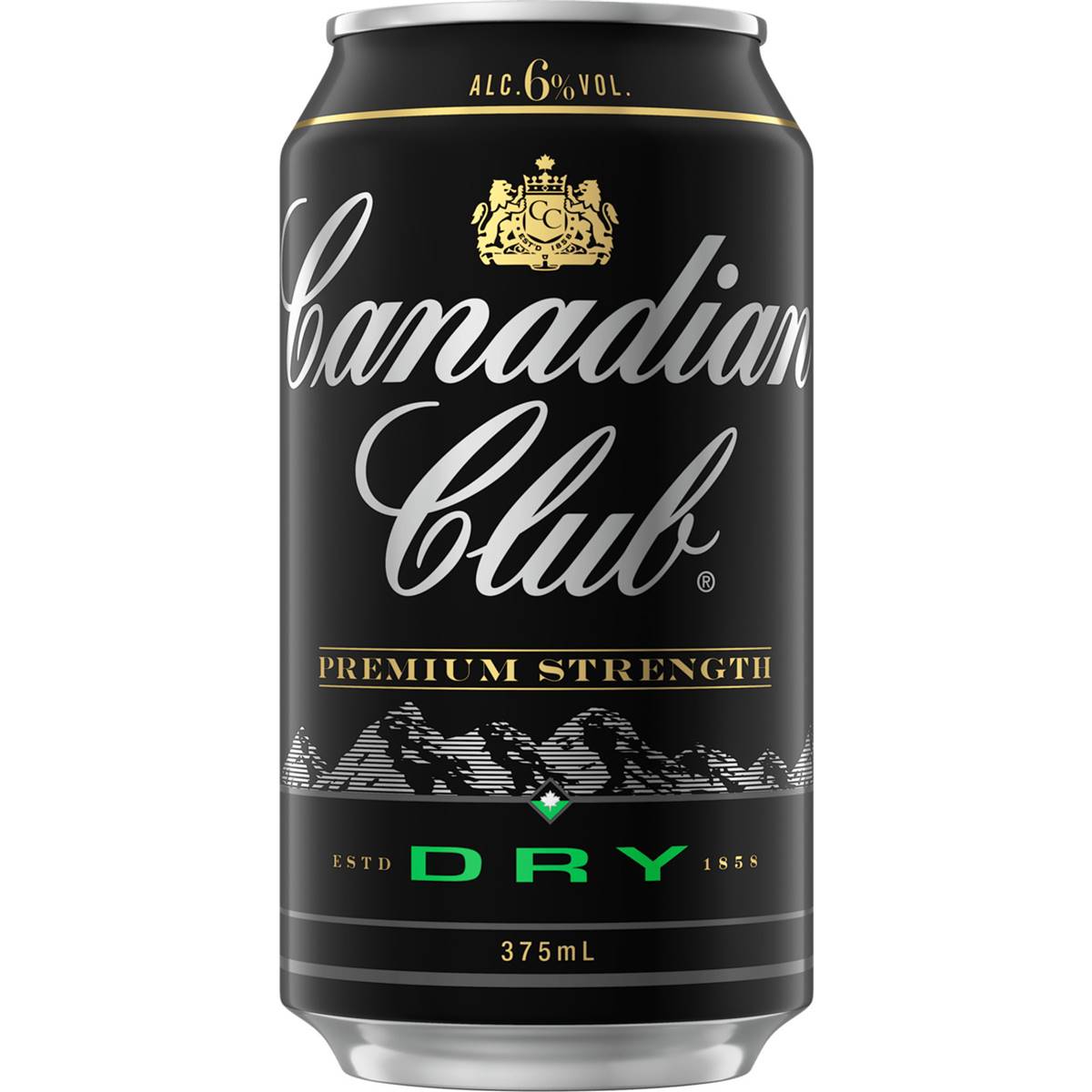 canadian club and dry calories