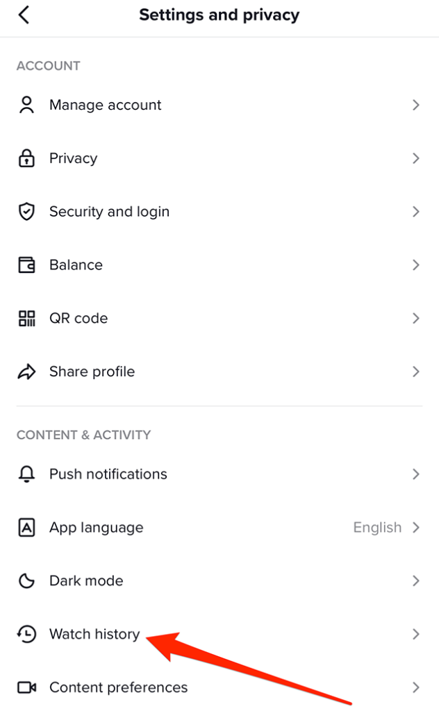 how to see recently viewed tiktoks