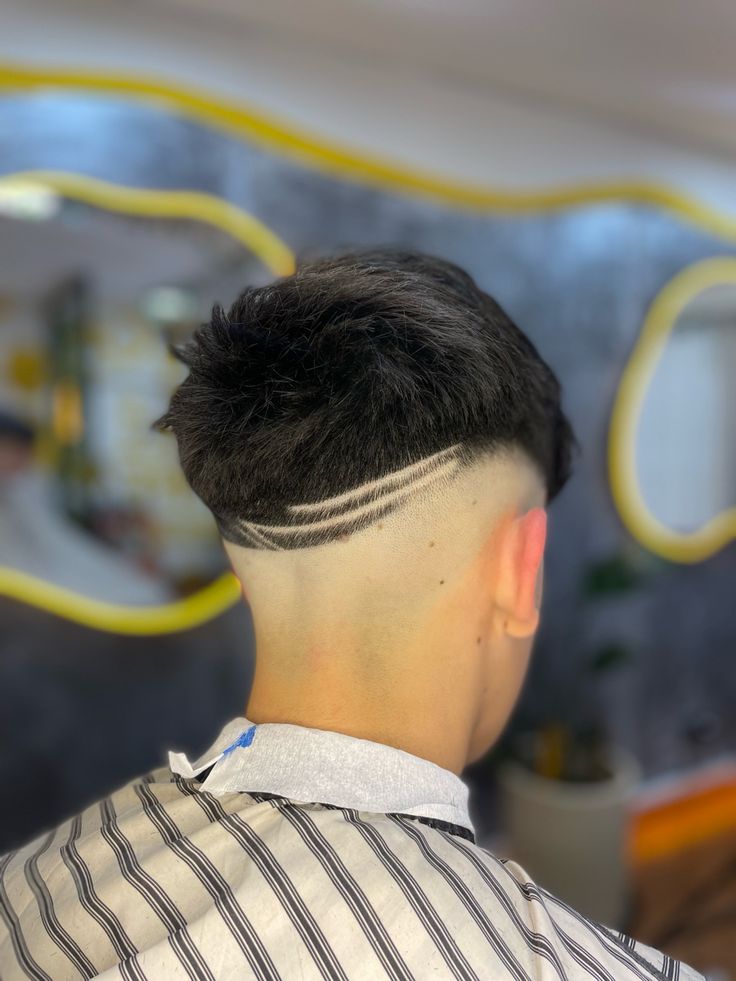 low fade con diseño