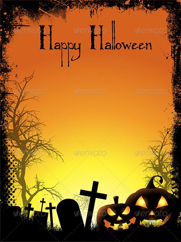 halloween background a4