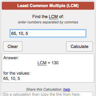 greatest common multiple calculator