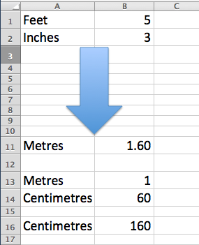 feet and inches converter to meters