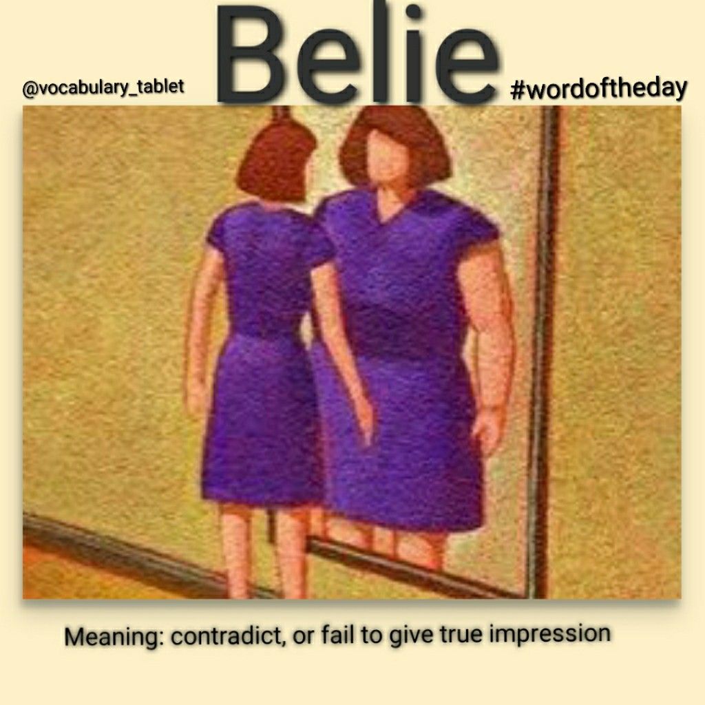 belie meaning