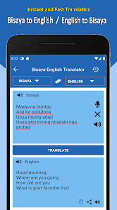 visayan english translation google