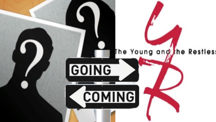 young and the restless coming and goings