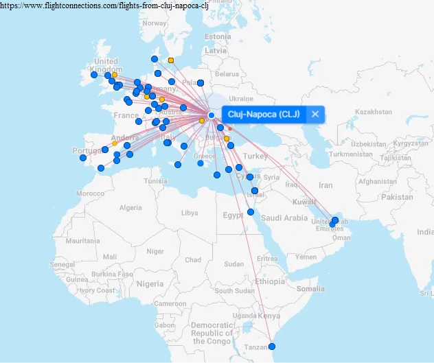 flights to cluj-napoca