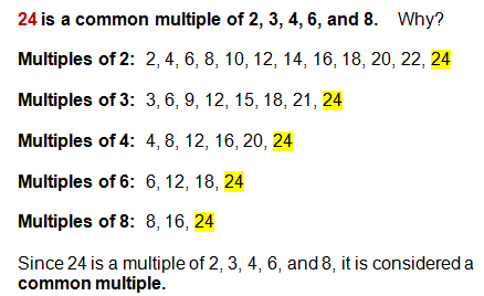 least common multiple of 8 and 9