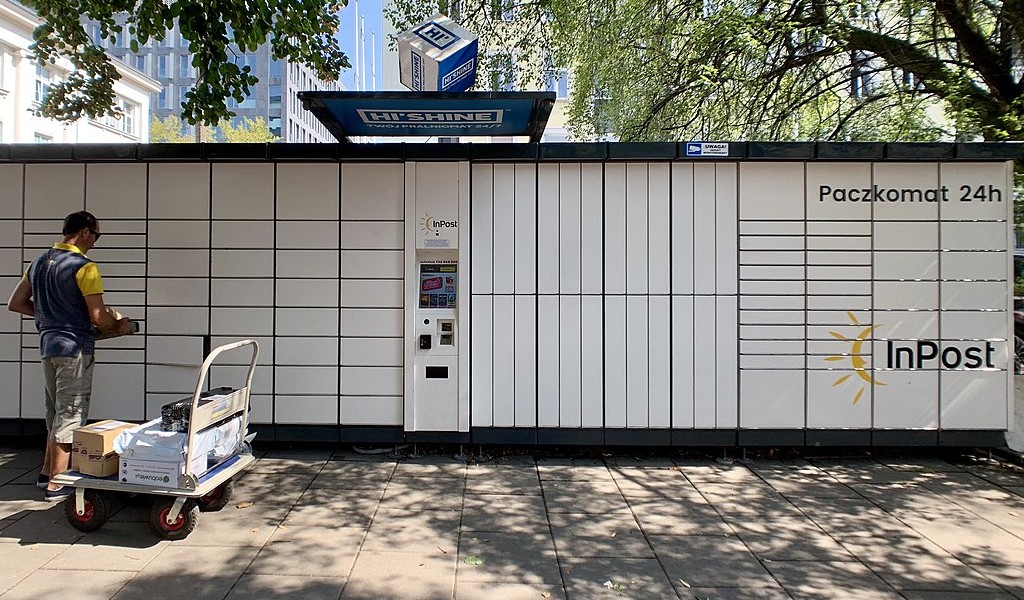 inpost parcel locker edinburgh photos