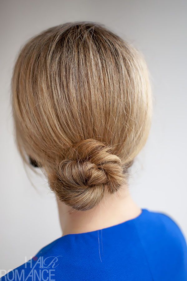 twist hair bun