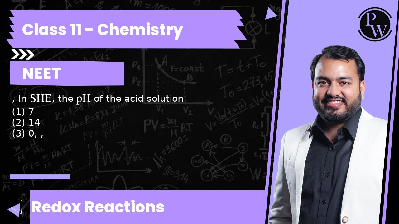 in she the ph of the acid solution should be