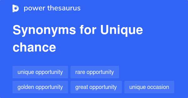 synonyms for chances