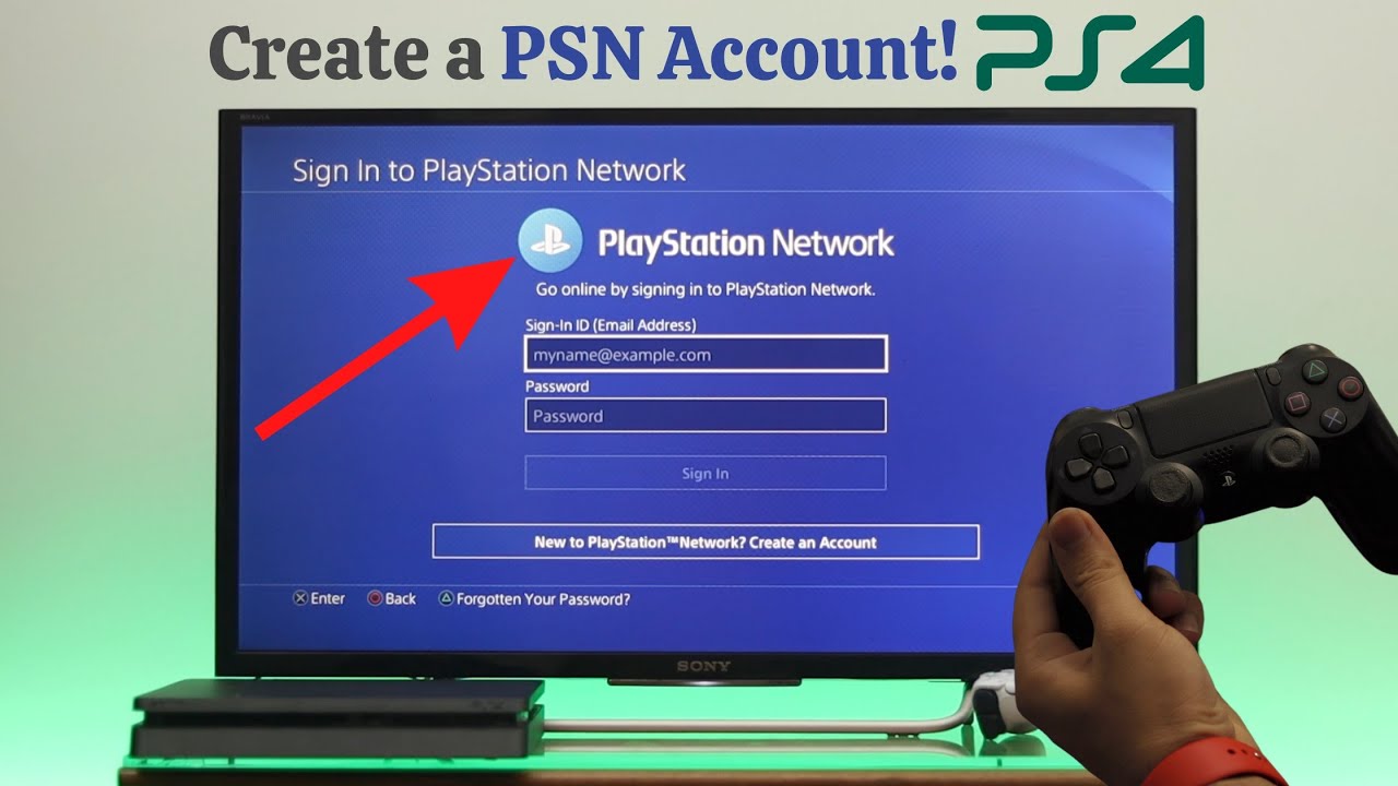 playstation network account