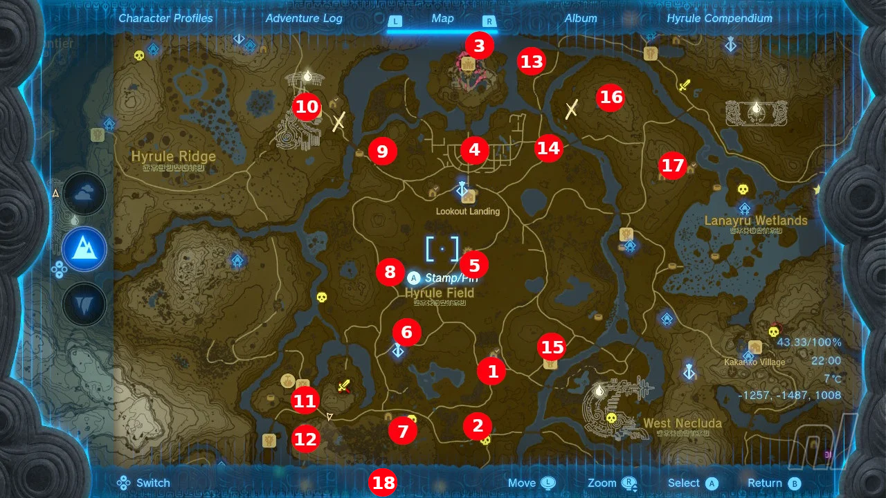 shrine locations totk