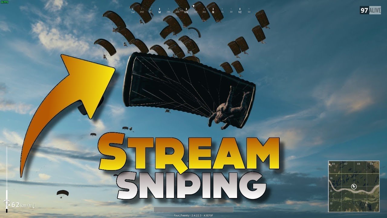 stream sniping meaning