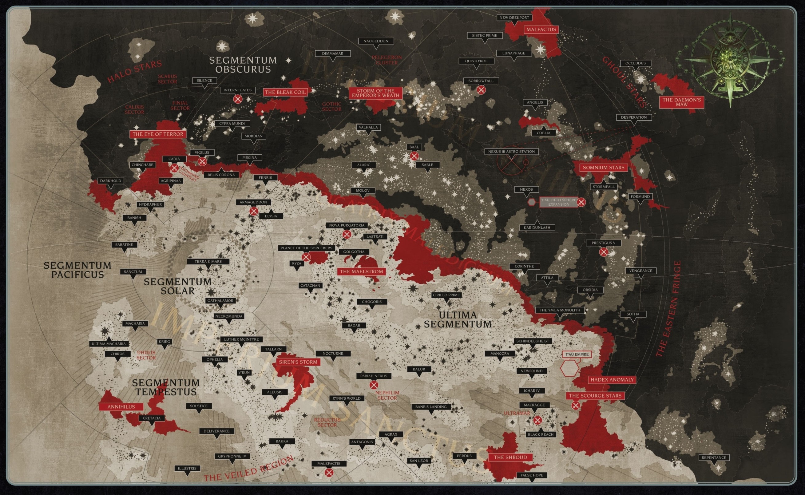 warhammer 40k galaxy map