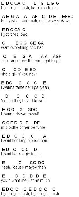 harry styles girl crush chords