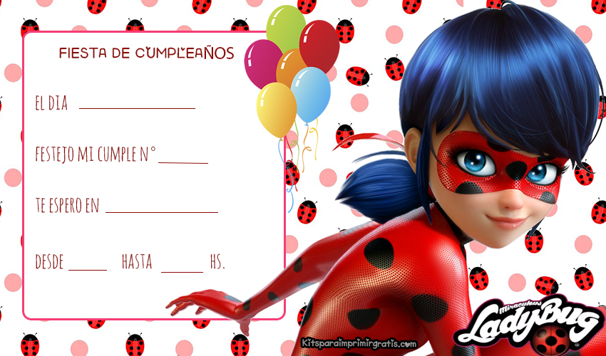 invitaciones de ladybug para whatsapp