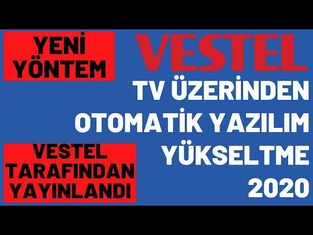 vestel tv güncelleme frekansı