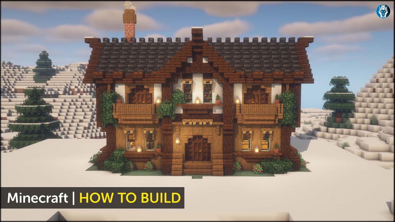 minecraft winter house