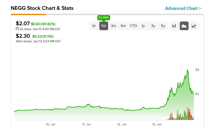 negg stock