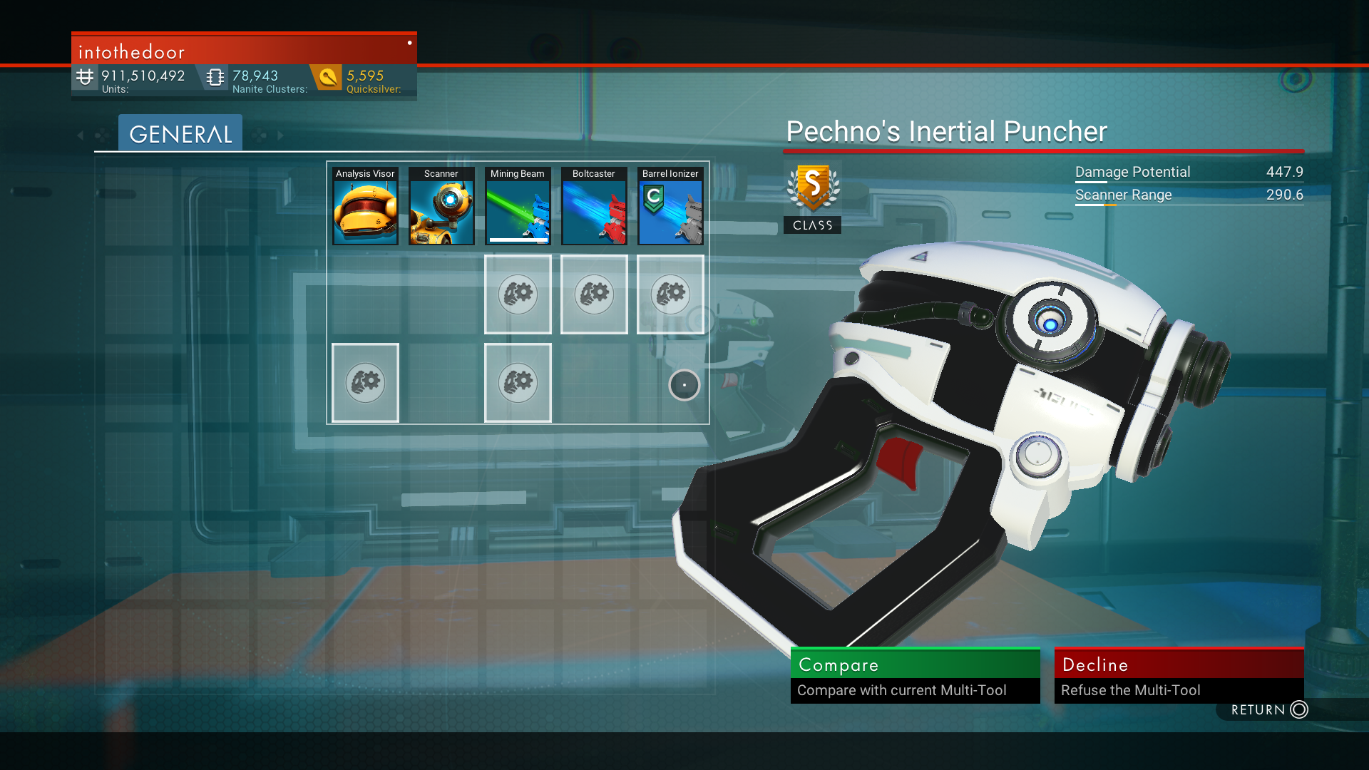 no mans sky change multi tool