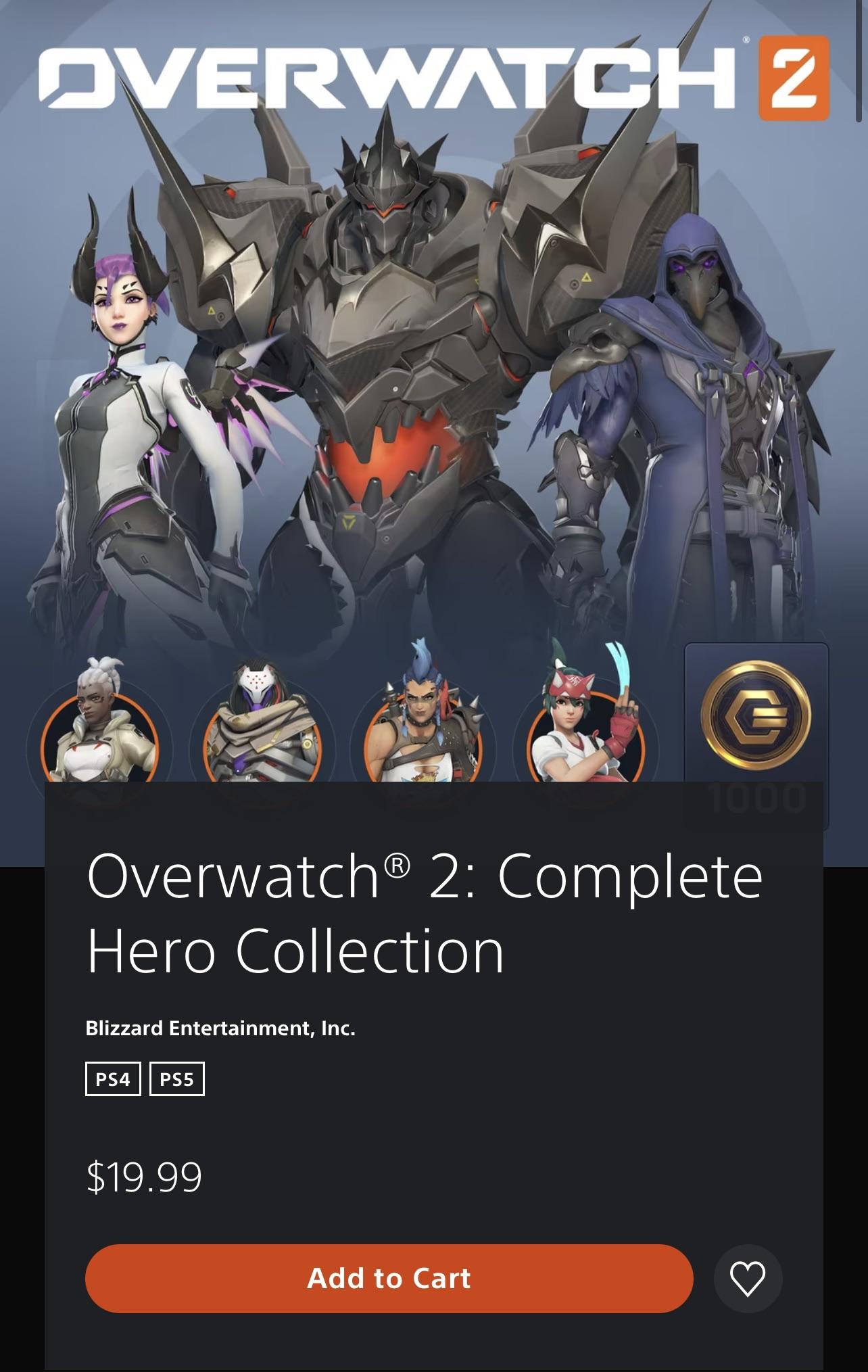 overwatch 2 hero collection bundle