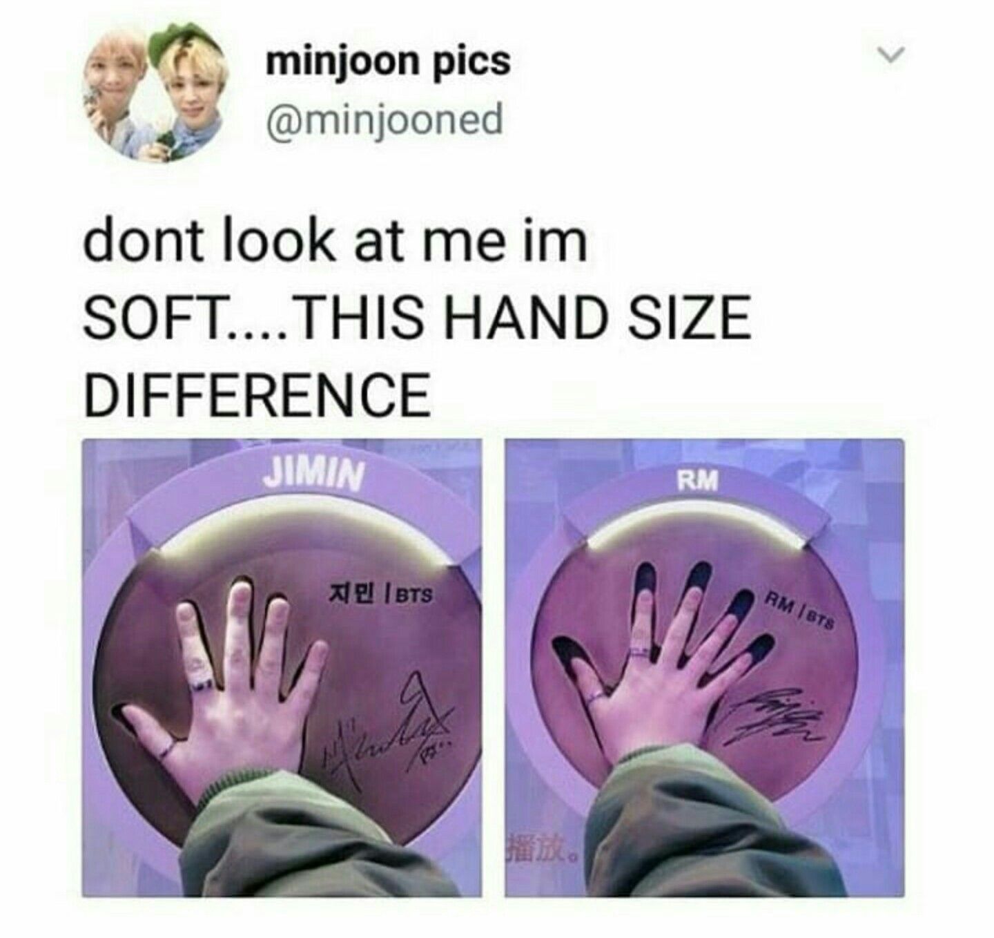 jimin hand size