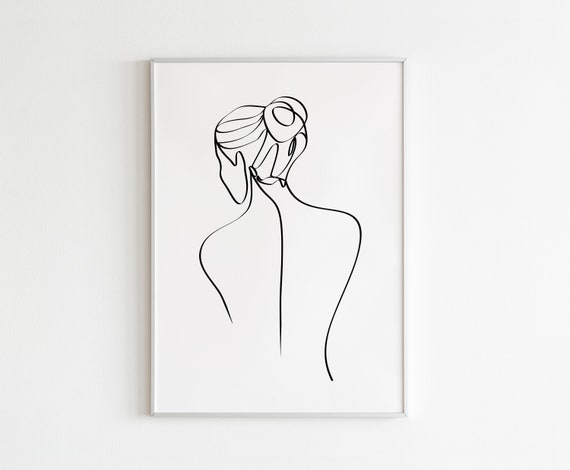 etsy line drawings