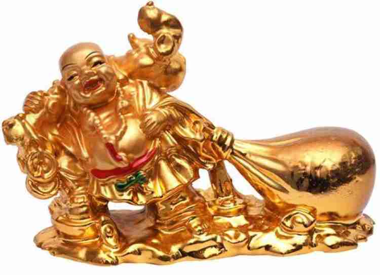 laughing buddha with money bag