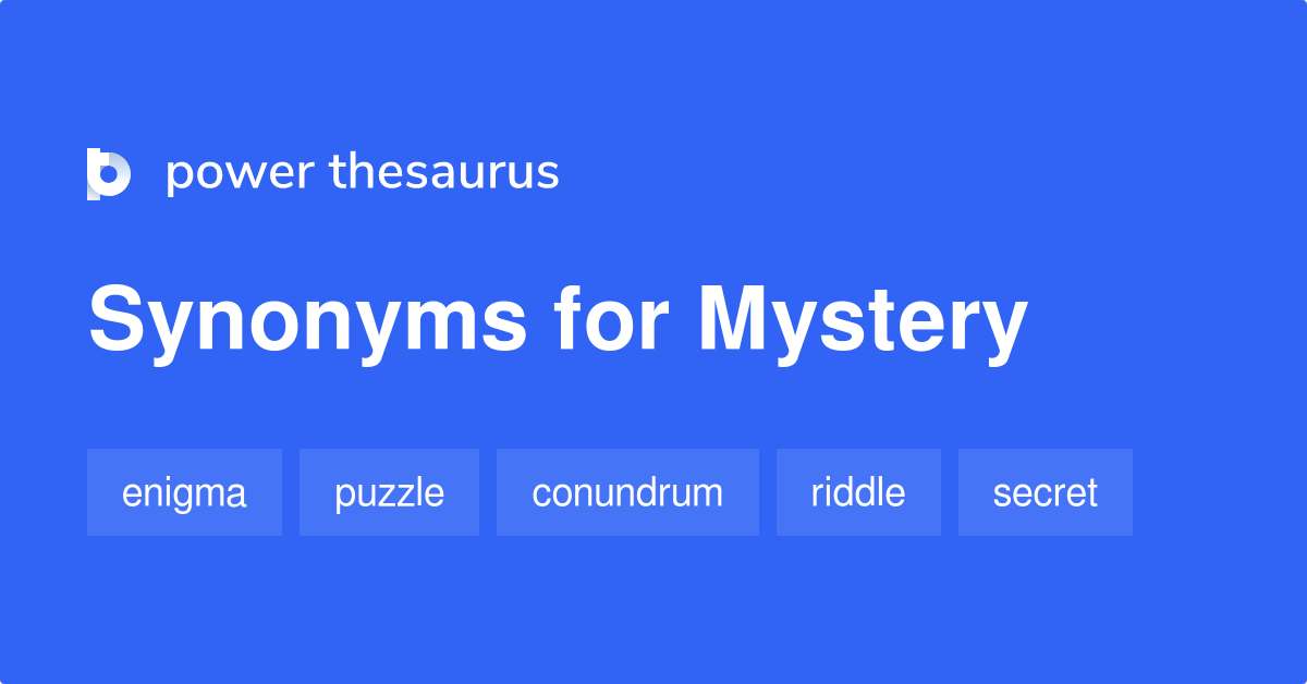 mystery synonym