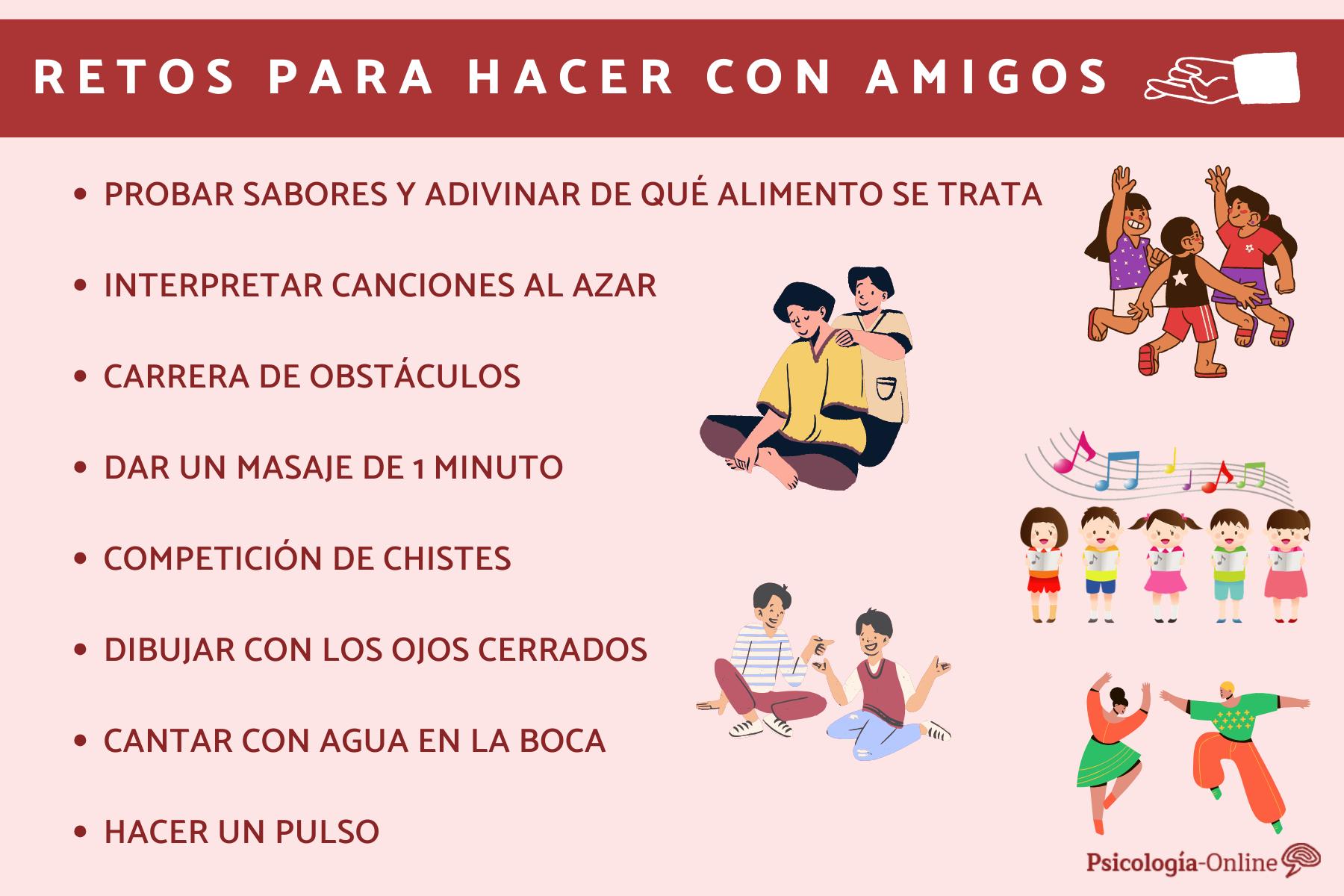 retos para hacerle a tu amiga