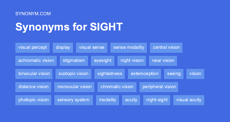 vision synonyms