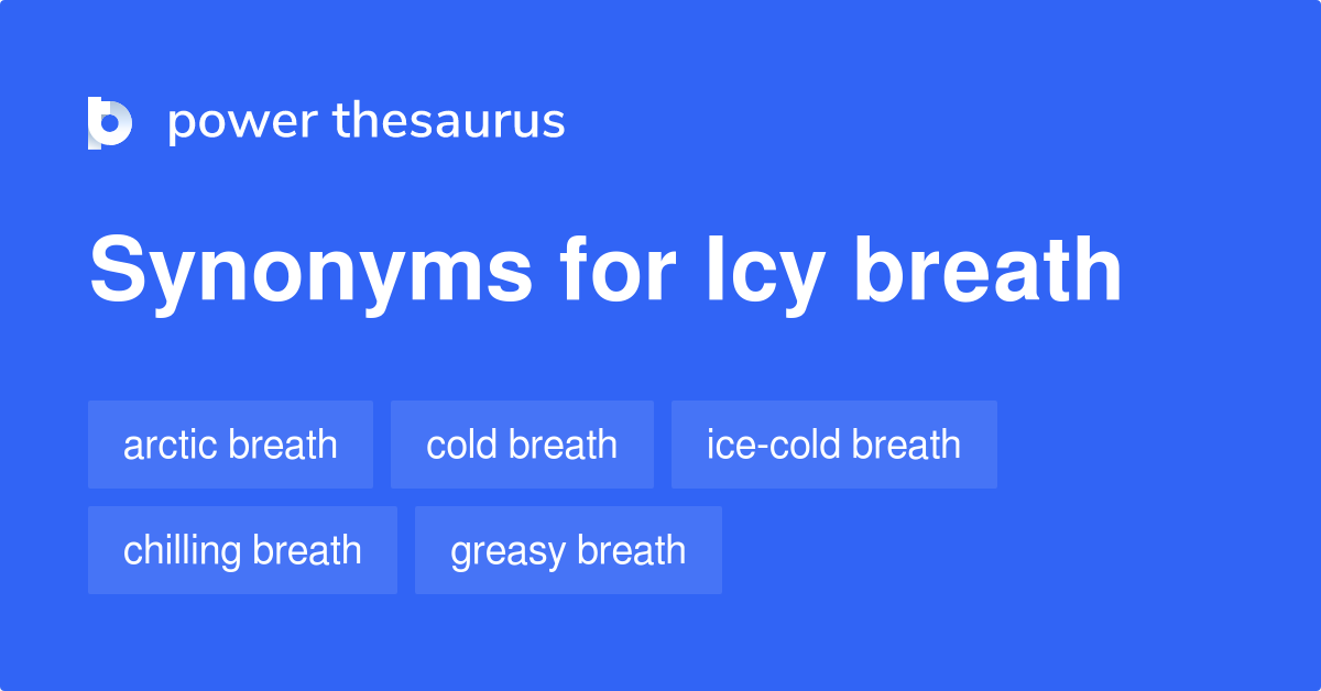 icy synonyms