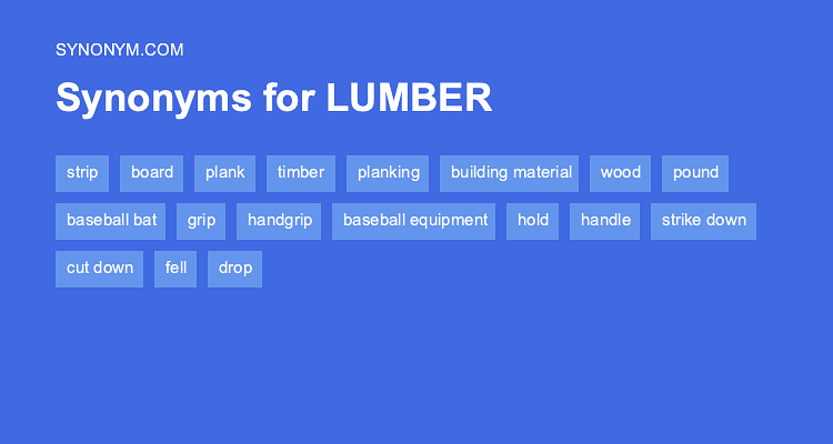 lumber synonym