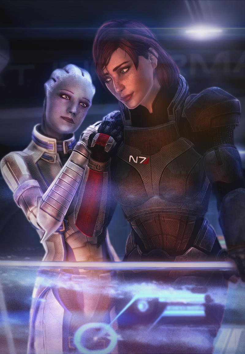 female shepard x liara