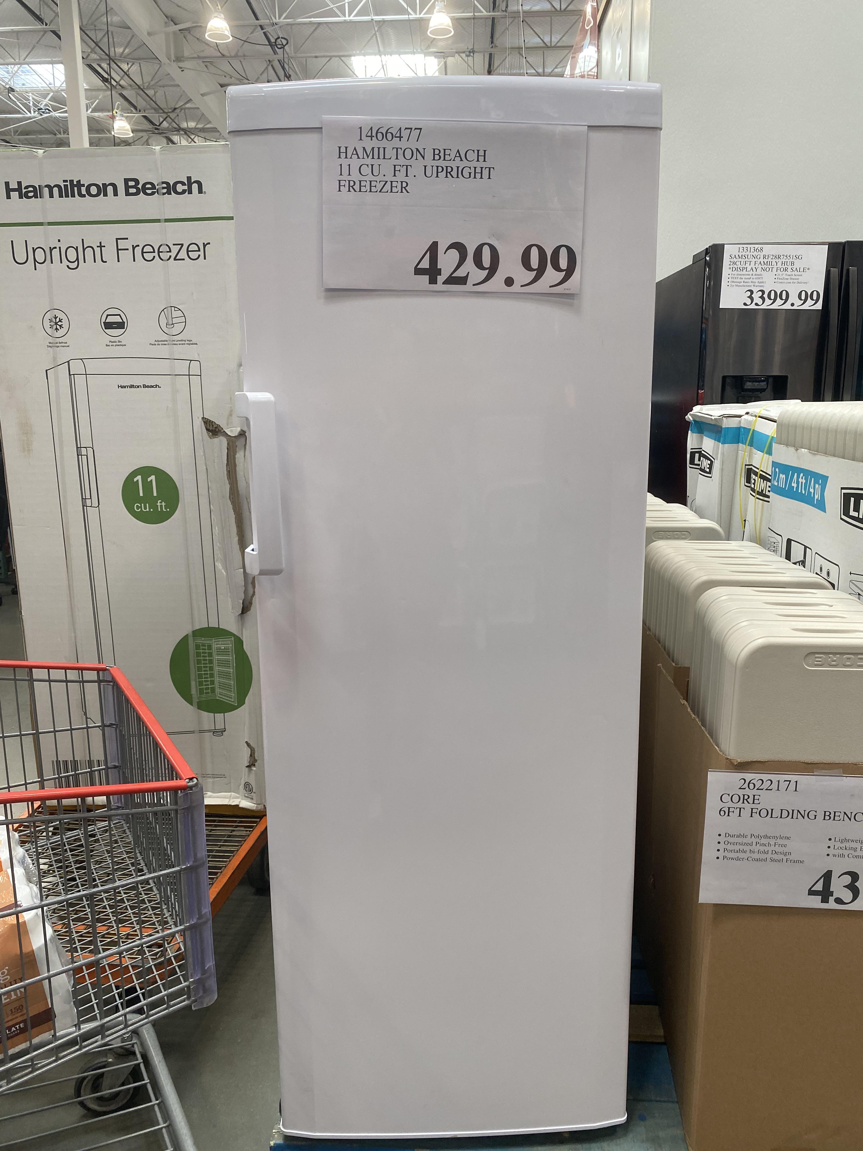 11 cu ft upright freezer hamilton beach