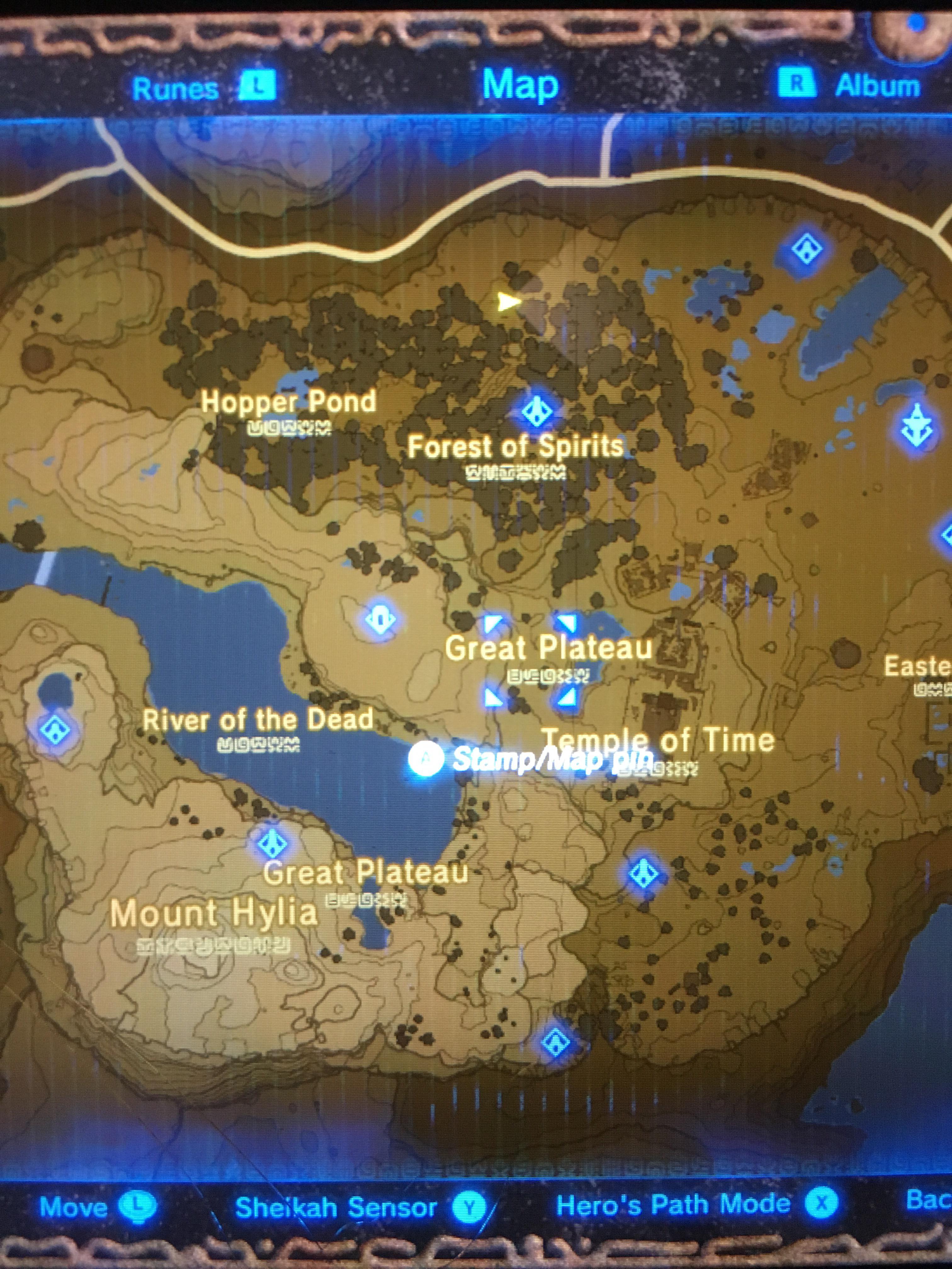 botw map great plateau