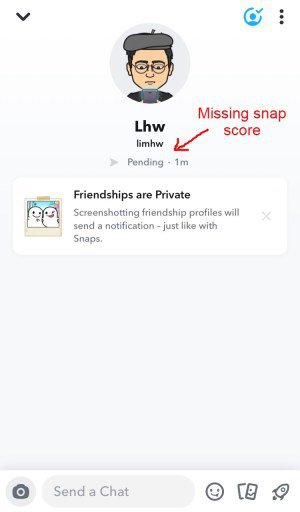 cant see snapchat score but still friends 2022