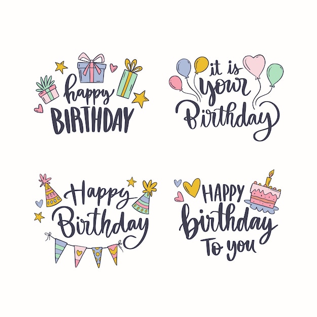 birthday stickers download